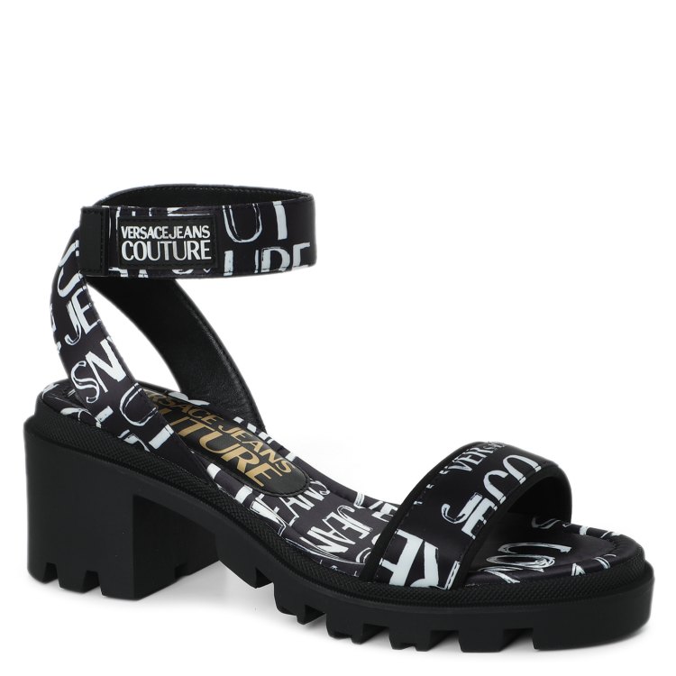

Босоножки женские Versace Jeans Couture 74VA3S89 черные 35 EU, 74VA3S89