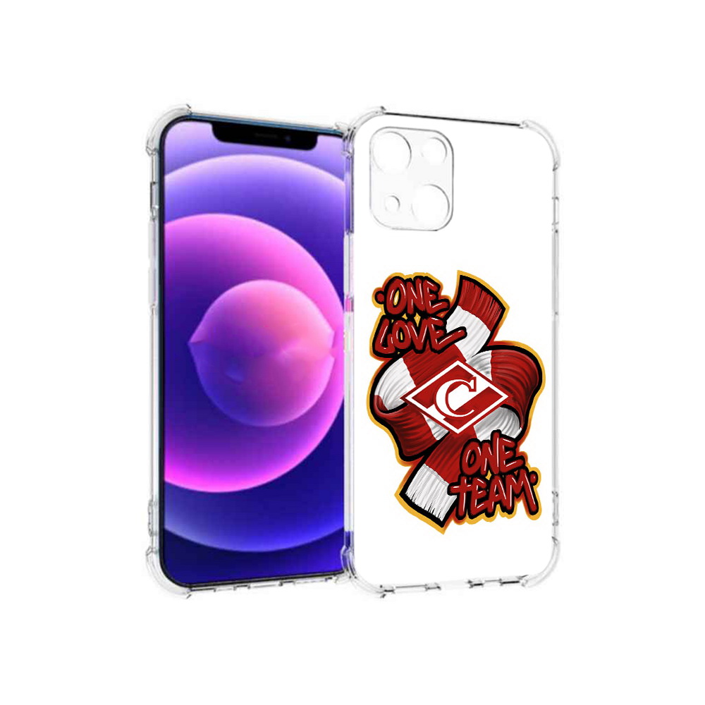 

Чехол MyPads Tocco для Apple iPhone 13 mini Одна любовь-Спартак (PT162959.608.126), Прозрачный, Tocco