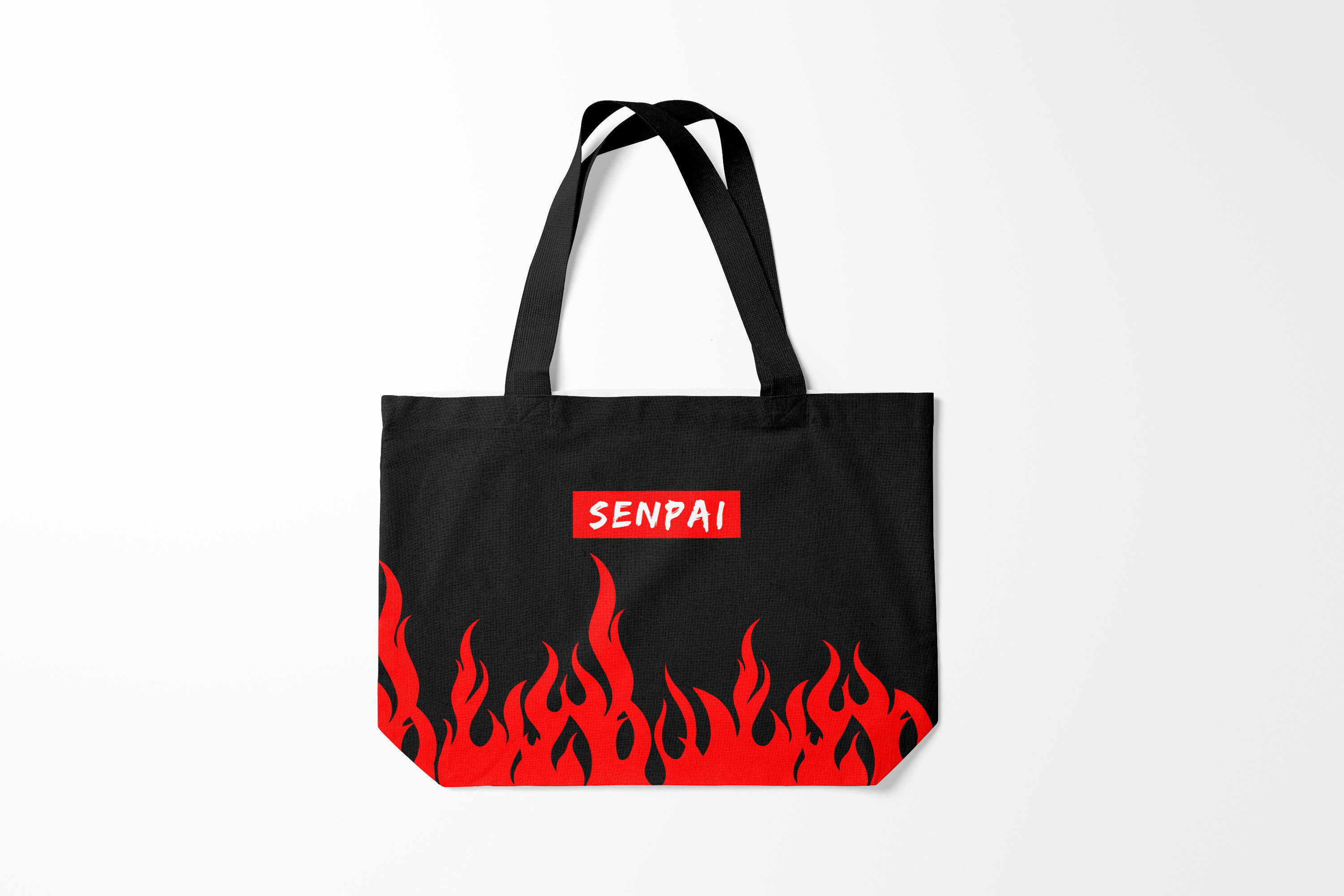 

Сумка шoппер унисекс Burnettie Senpai, черный, Senpai
