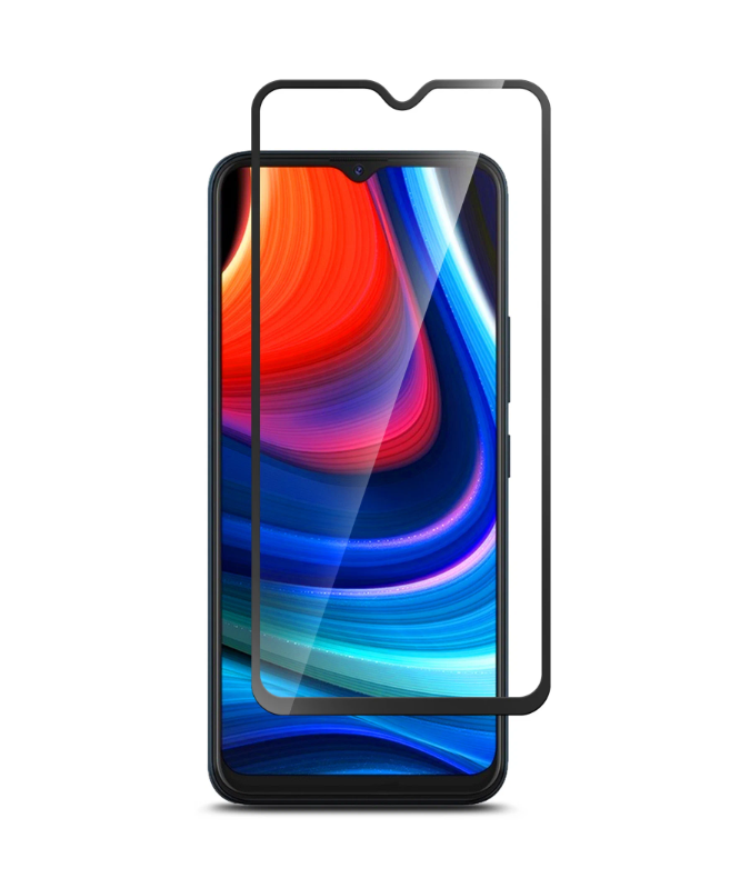 

Защитное стекло BoraSCO Full Glue для ITEL Vision 2s черная рамка