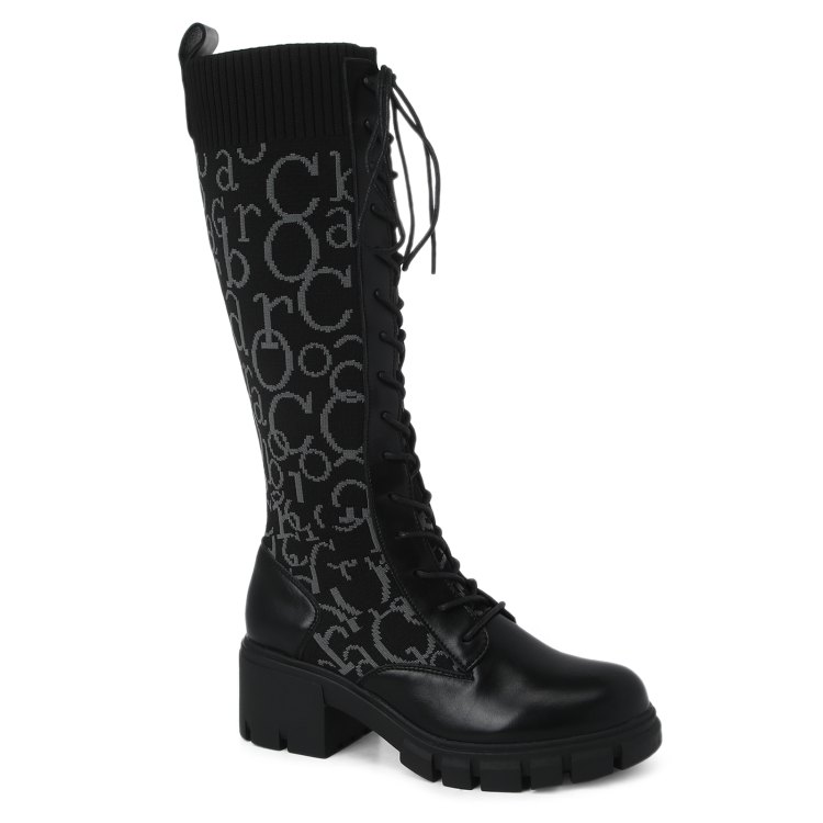 

Сапоги женские Roccobarocco RBRSD0035 черные 38 EU, Черный, RBRSD0035
