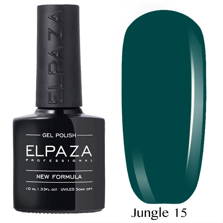 

Гель-лак Elpaza Jungle 15, 10 мл, Зеленый, Jungle 15