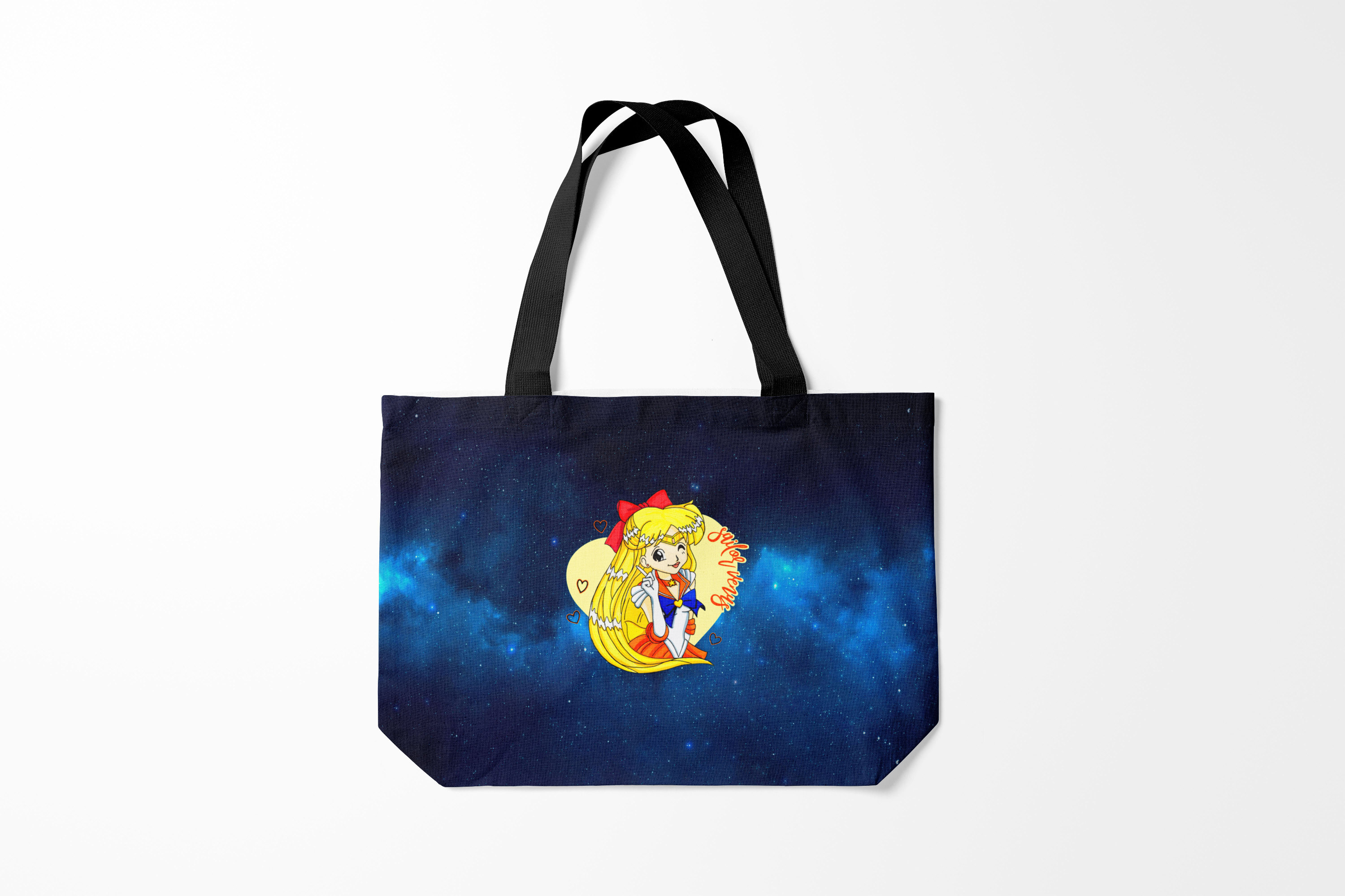 

Сумка шoппер унисекс Burnettie Sailor Moon Сейлор Мун Космос, синий, Sailor Moon Сейлор Мун Космос