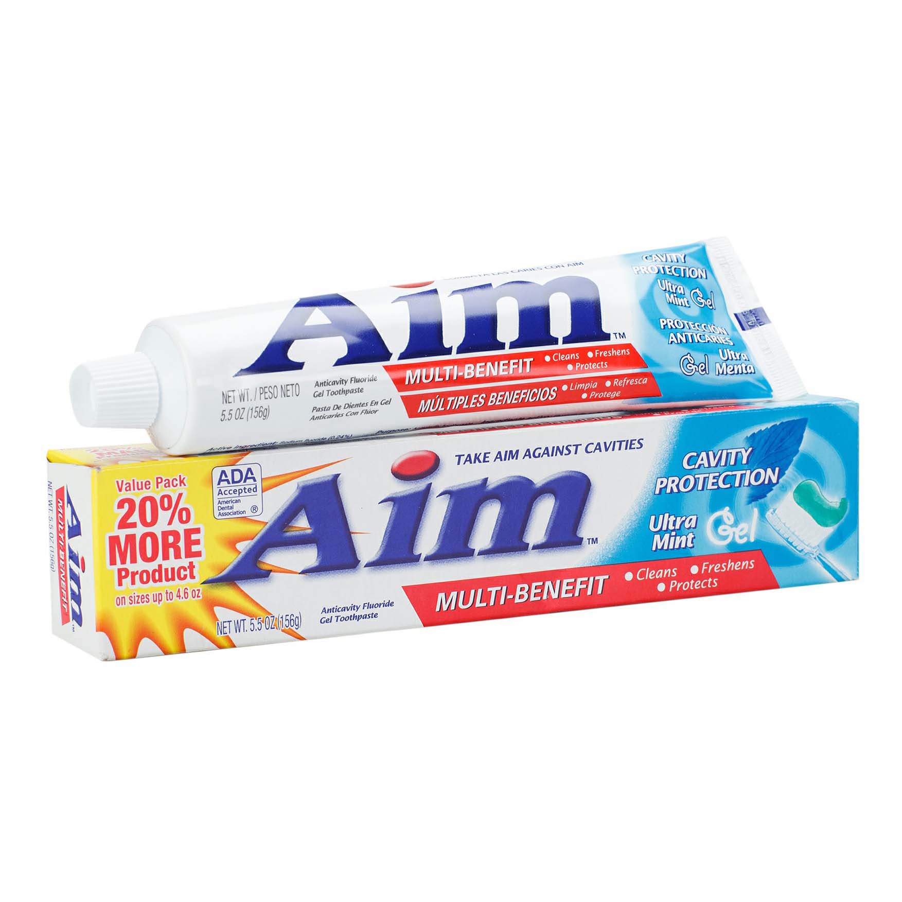 

Гель для полости рта AIM Multi-Benefit Cavity Protection Gel отбеливающий 156 мл