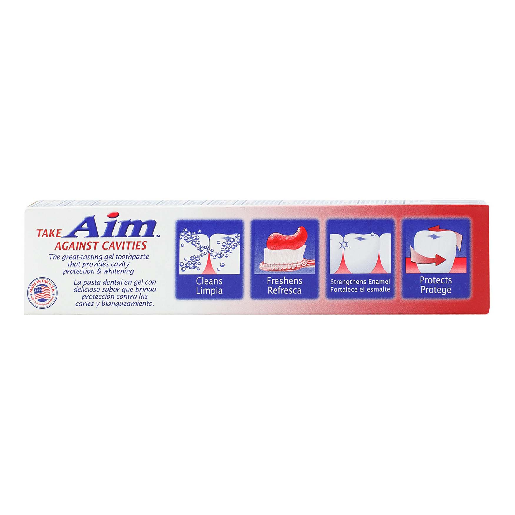 

Гель для полости рта AIM Multi-Benefit Cavity Protection with Whitening Cinna Mint 156 мл