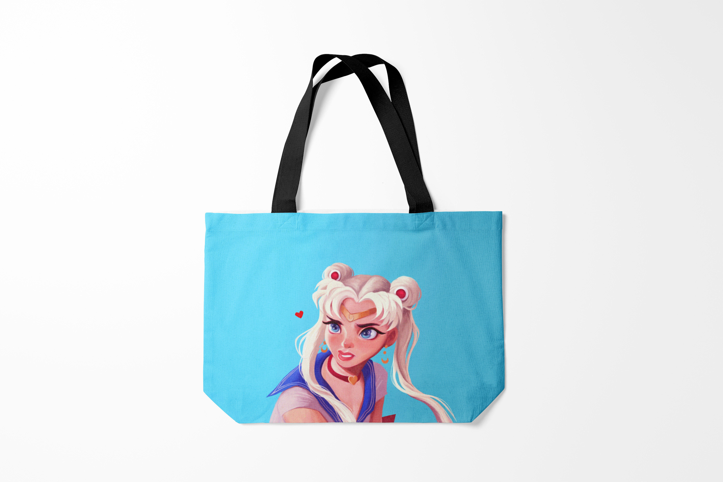 

Сумка шoппер унисекс Burnettie Sailor Moon Сейлор Мун, голубой, Sailor Moon Сейлор Мун