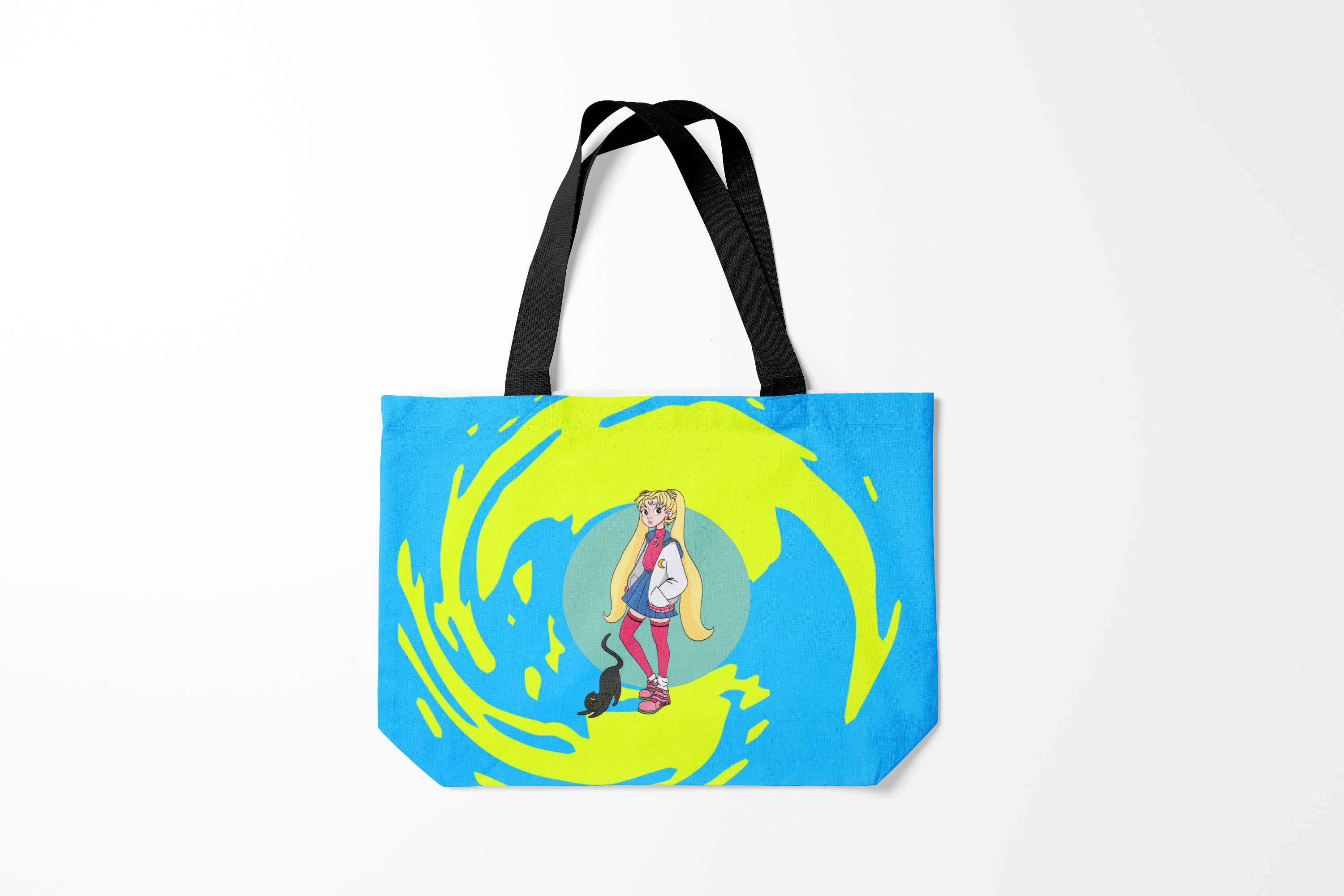 

Сумка шoппер унисекс Burnettie Sailor Moon Сейлор Мун, голубой, Sailor Moon Сейлор Мун