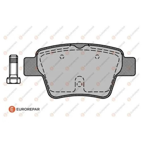 

Колодки тормозные дисковые CITROEN C4 I (LC) 1.4 16V 04 , PEUGEOT 207 EUROREPAR 1617272480