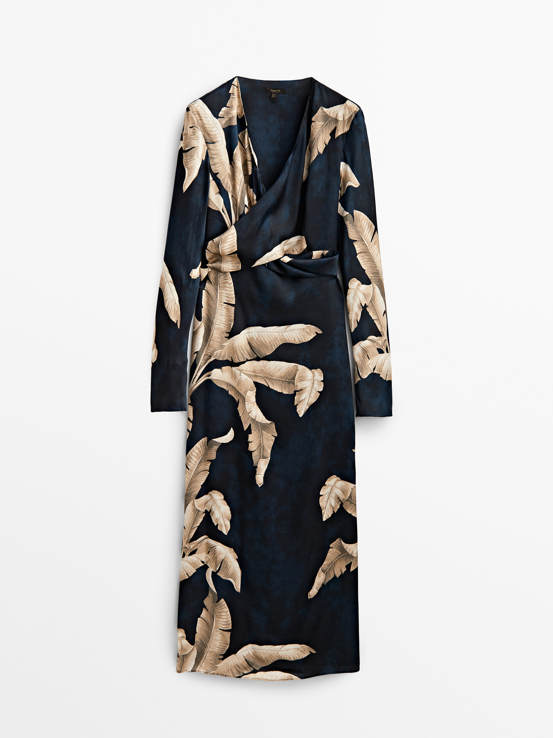 

Платье женское Massimo Dutti 06607812403 голубое 36, 06607812403
