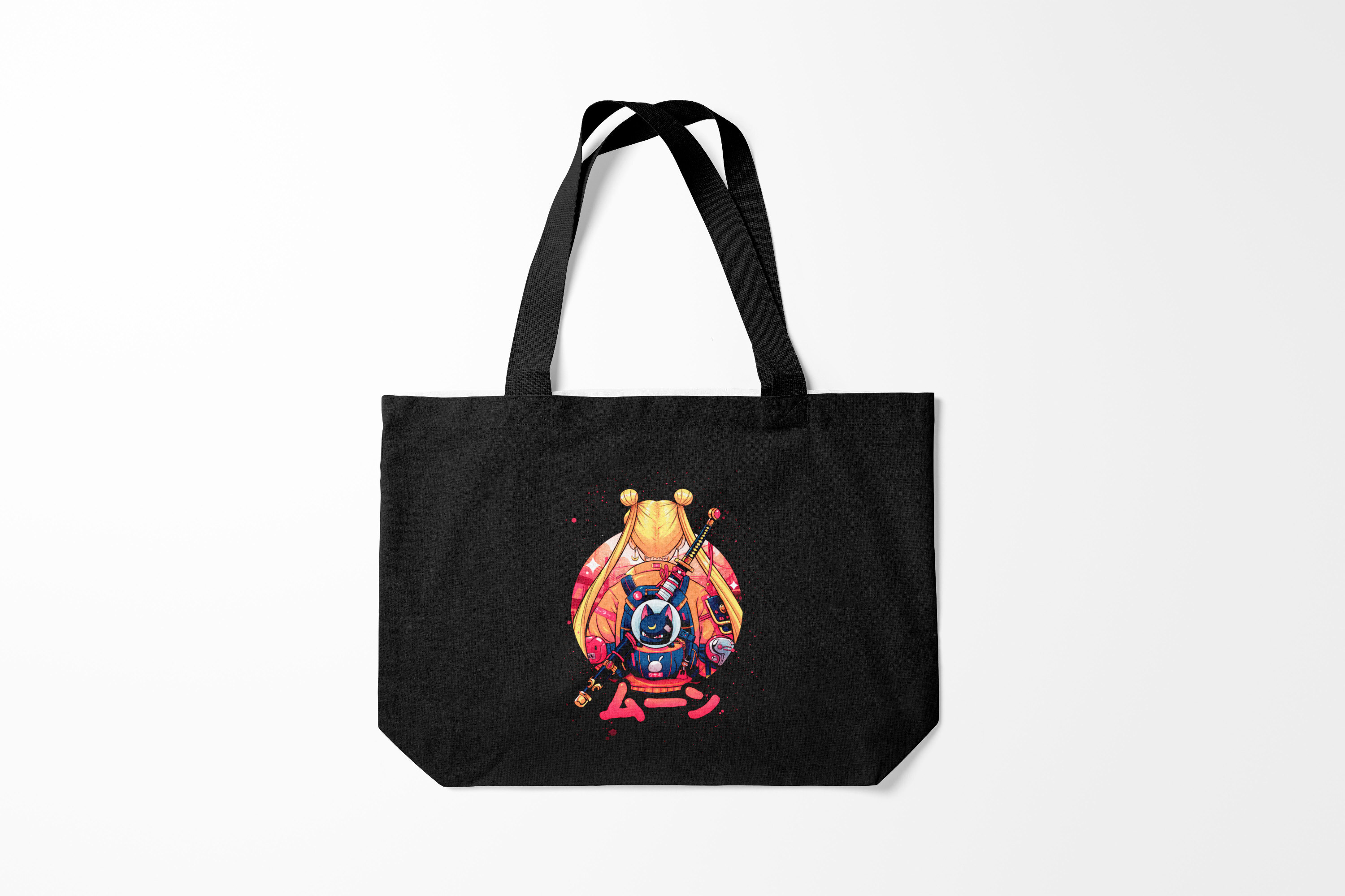 

Сумка шoппер унисекс Burnettie Sailor Moon Сейлор Мун, черный, Sailor Moon Сейлор Мун
