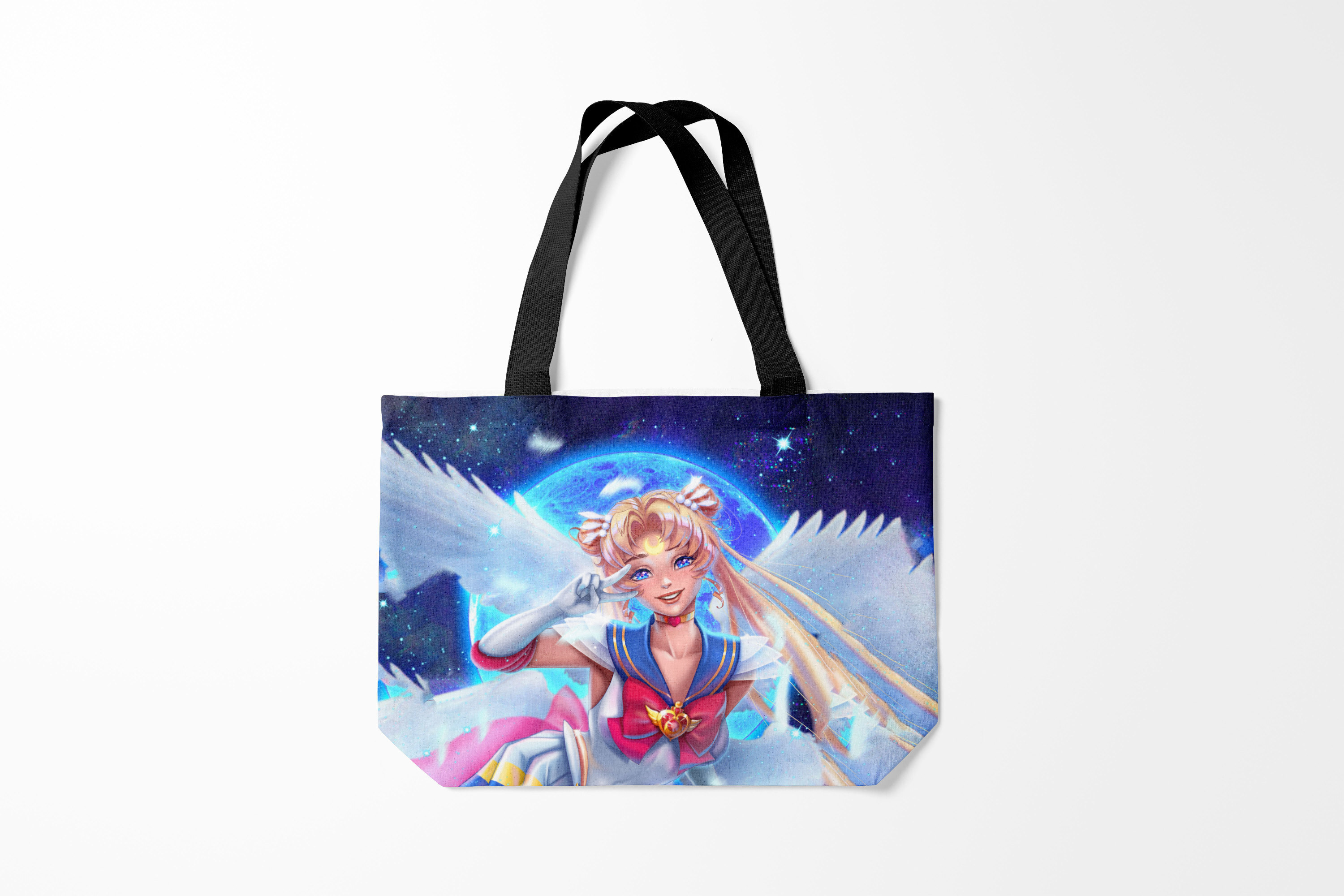 

Сумка шoппер унисекс Burnettie Sailor Moon КРЫЛЬЯ, синий, Sailor Moon КРЫЛЬЯ