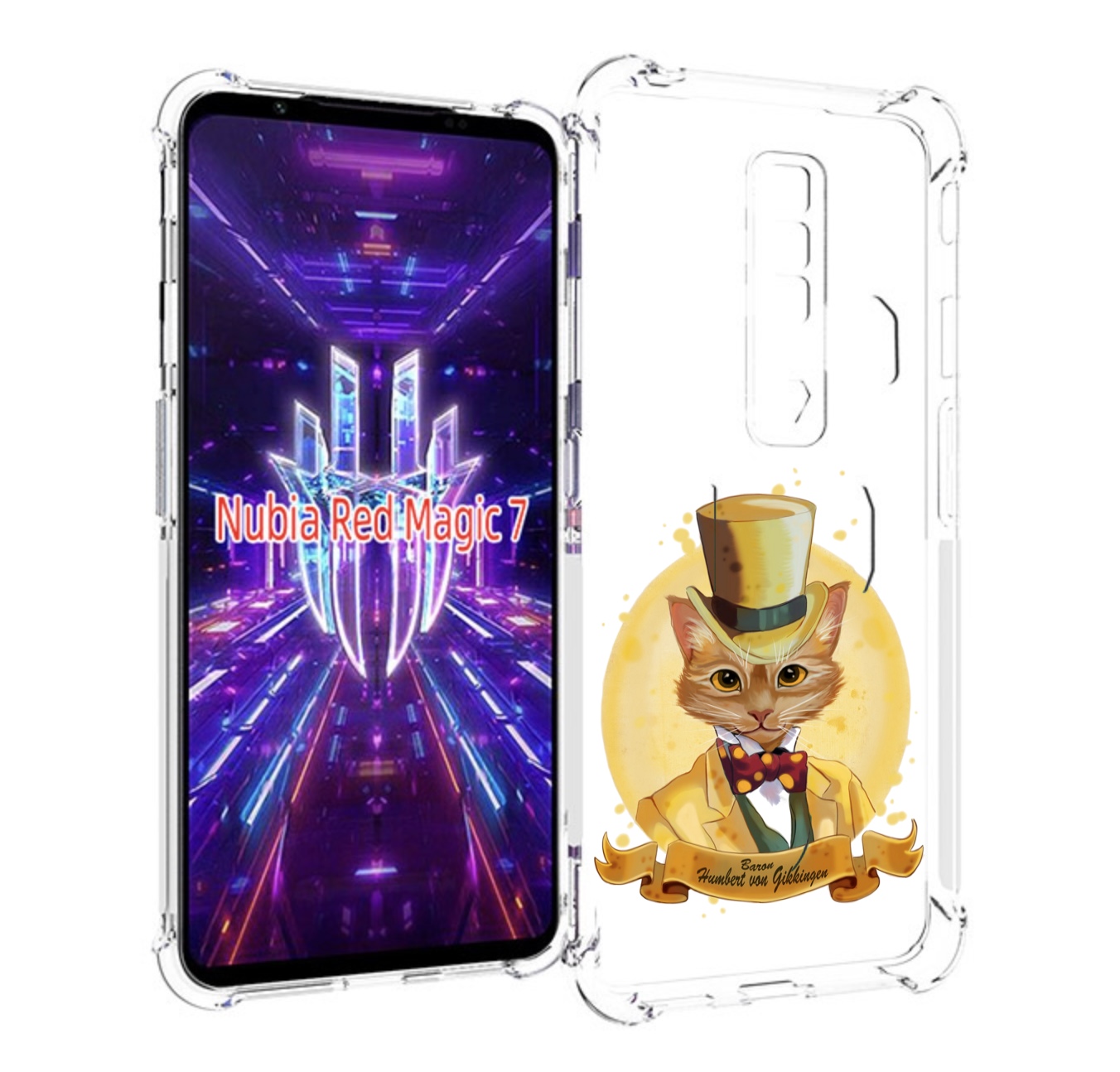 

Чехол MyPads кот юрист для ZTE Nubia Red Magic 7, Прозрачный, Tocco