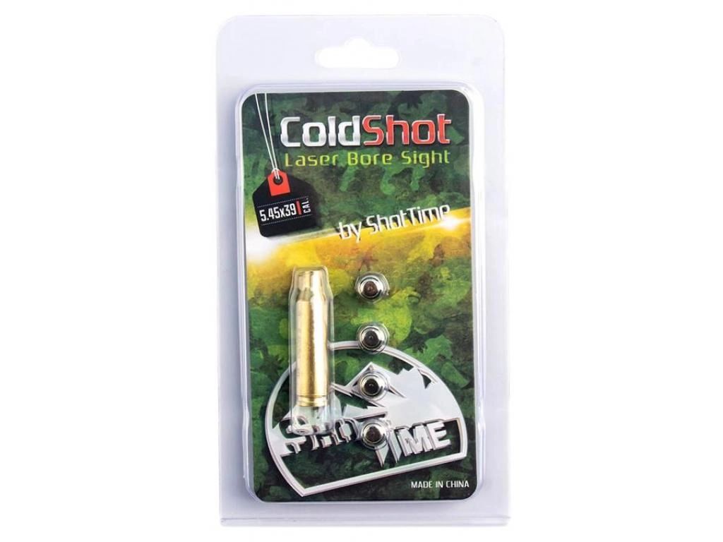 Лазерный патрон ShotTime ColdShot 5,45x39 (латунь, лазер красный 655 нм)