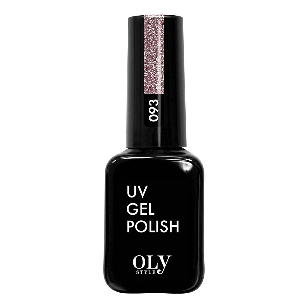 Купить Гель-лак для ногтей Oly Style Ols Uv № 093 розовый глиттер 10 мл
