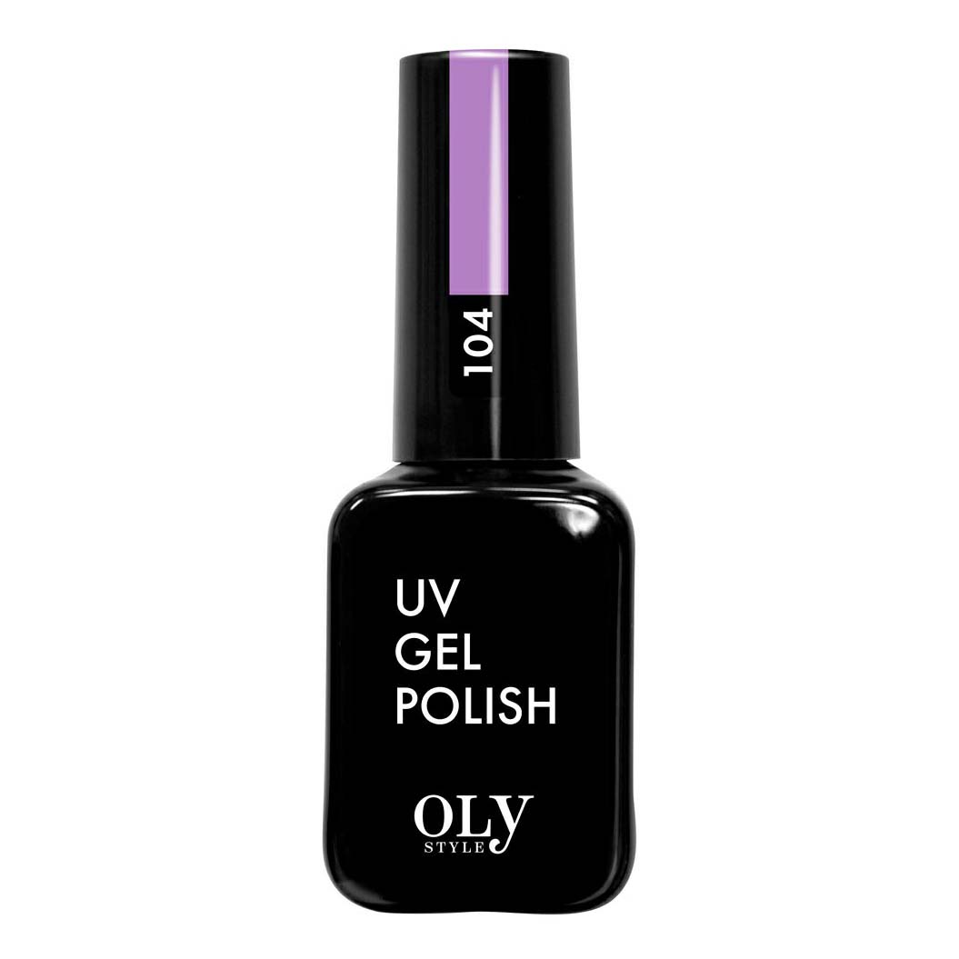 фото Гель-лак для ногтей oly style ols uv № 104 фиолетовый 10 мл
