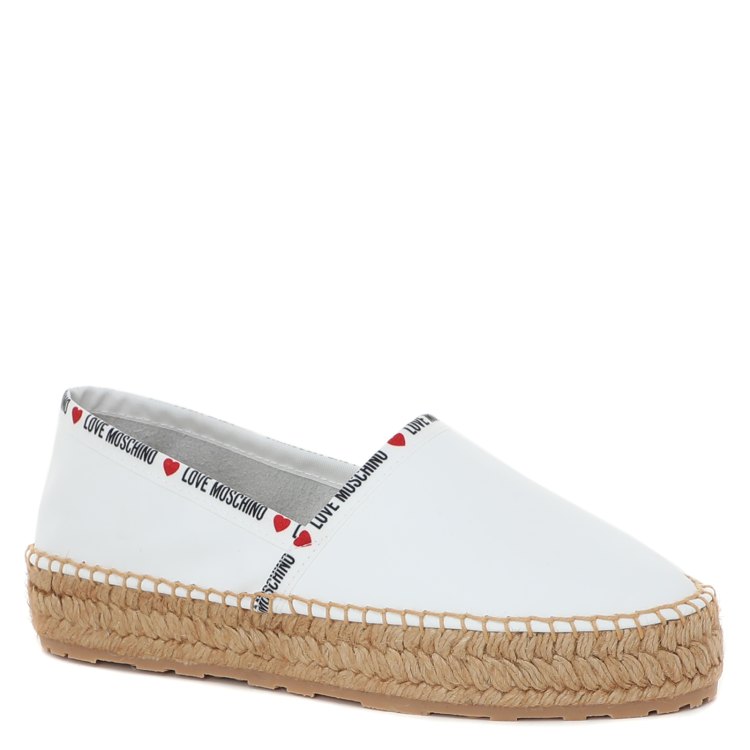 

Эспадрильи женские Love Moschino JA10323G белые 38 EU, JA10323G