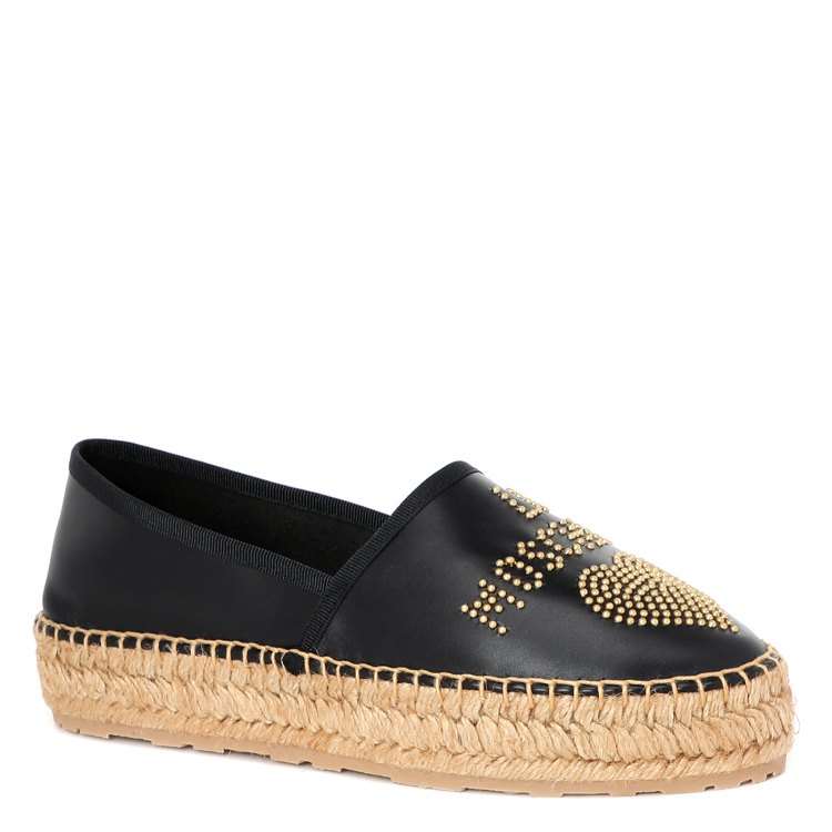 

Эспадрильи женские Love Moschino JA10333G черные 36 EU, JA10333G
