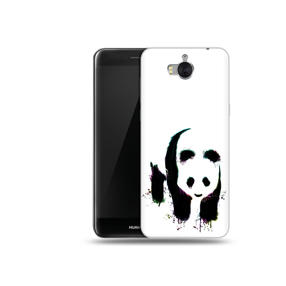 

Чехол MyPads Tocco для Huawei Y5 панда в акварели (PT91582.58.532), Прозрачный, Tocco