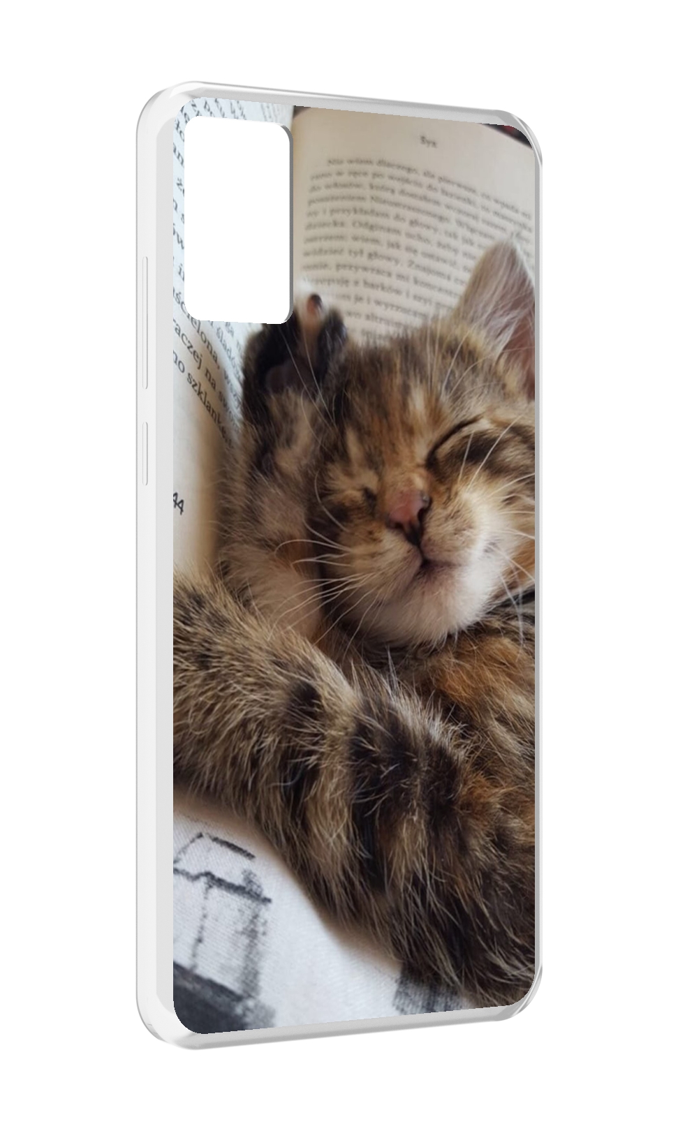 

Чехол MyPads Спящий-котенок для CUBOT P50, Прозрачный, Tocco