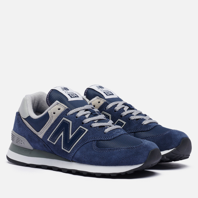 фото Кроссовки женские new balance wl574en синие 8.5 us