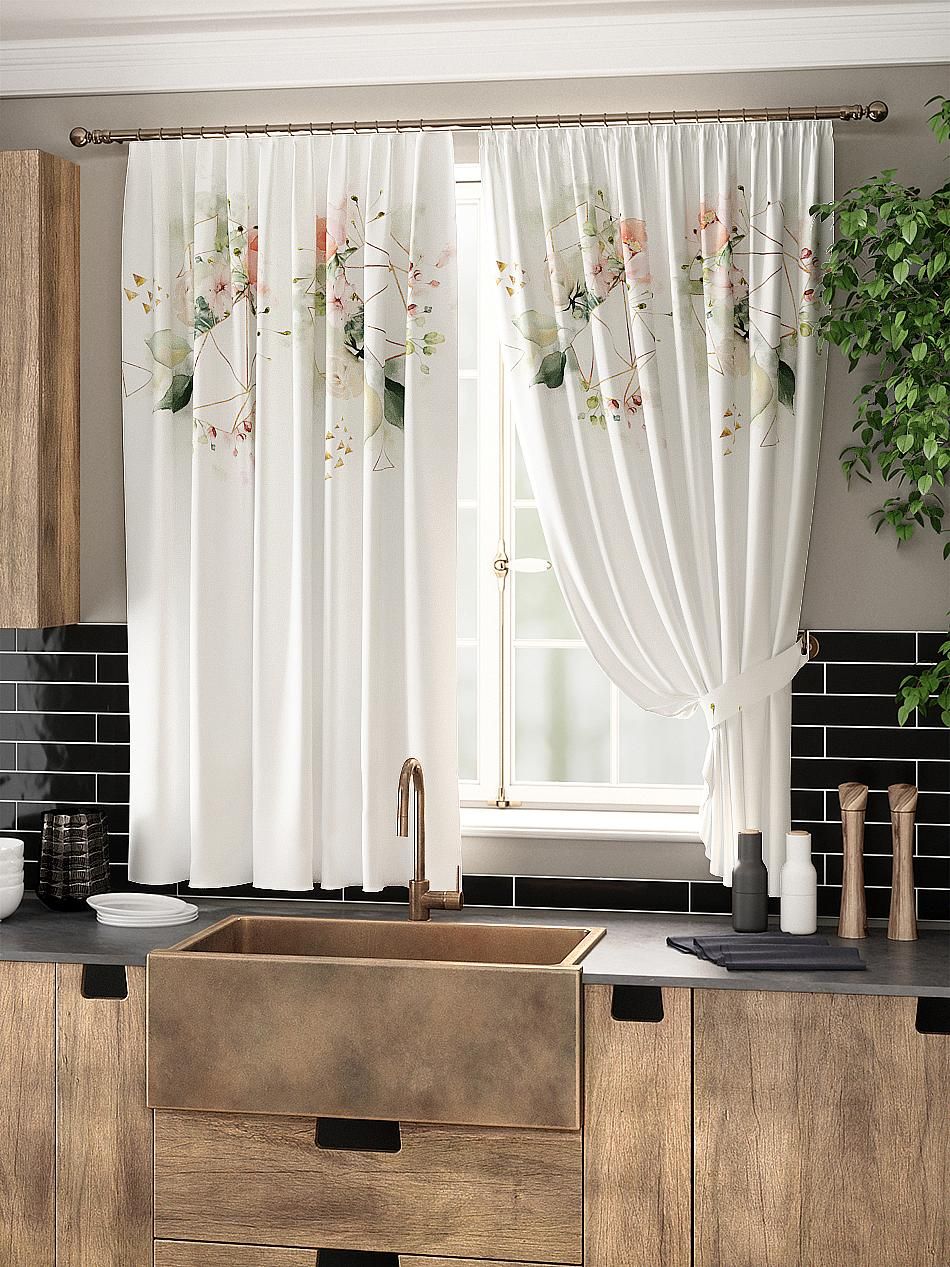 

Комплекты штор AT HOME / шторы в комнату 150х180 см / Юфори, 961054