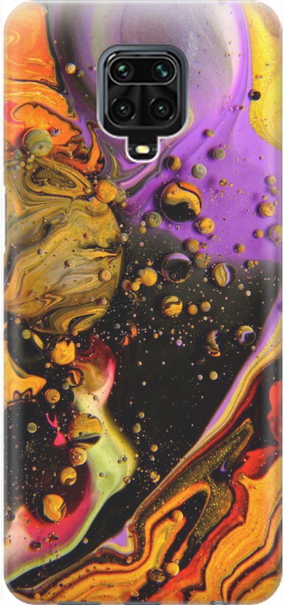

Чехол на Xiaomi Redmi Note 9s "Разноцветные капли", Желтый;оранжевый, 1624
