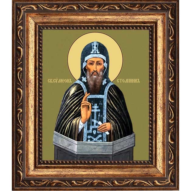 

Симеон Столпник. Икона на холсте.