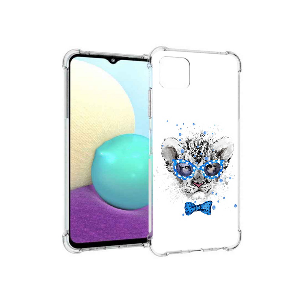 Чехол MyPads Tocco для Samsung Galaxy A22s 5G тигренок с бабочкой (PT226906.544.642)