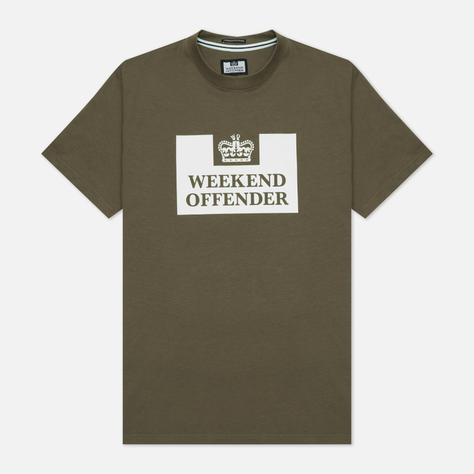 фото Футболка мужская weekend offender tsaw2204-dgrn хаки m