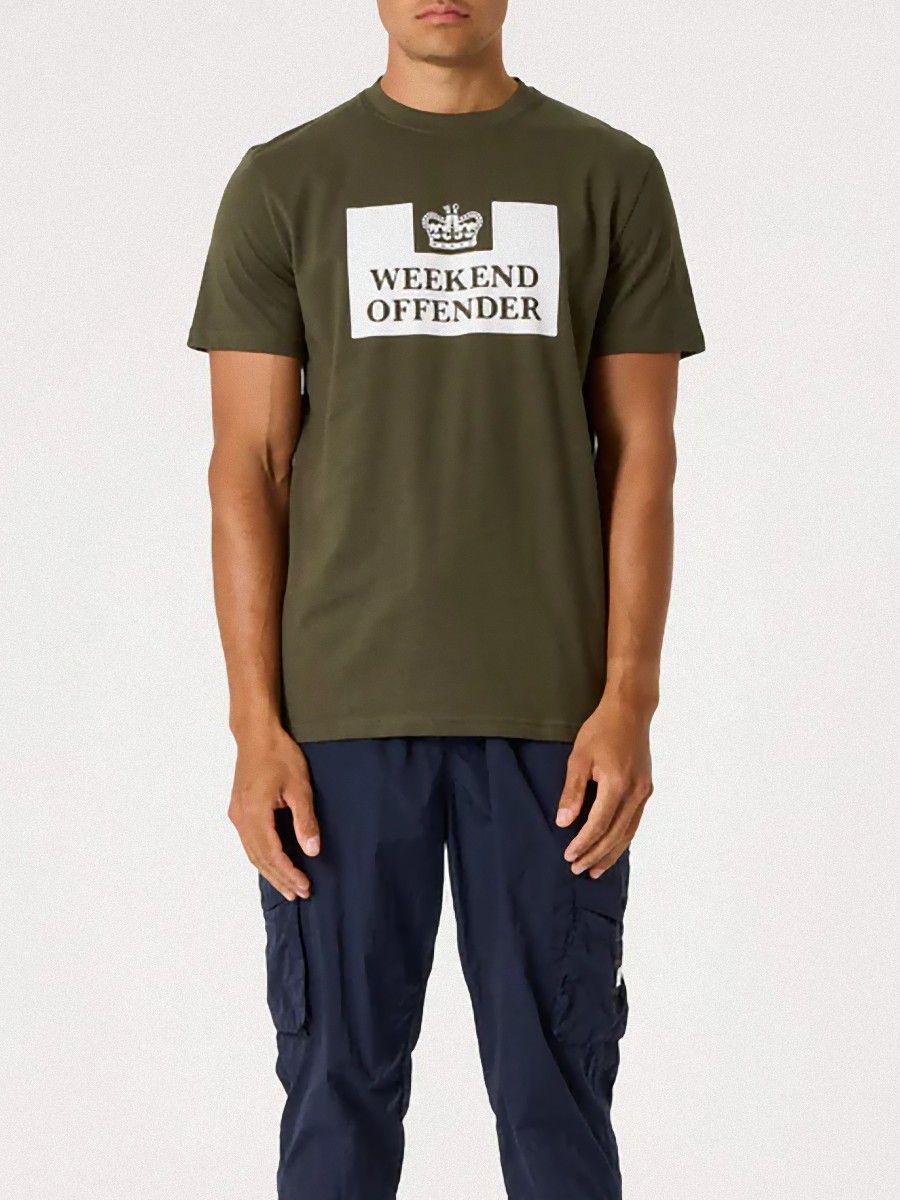 

Футболка мужская Weekend Offender TSAW2204-DGRN хаки XL, TSAW2204-DGRN