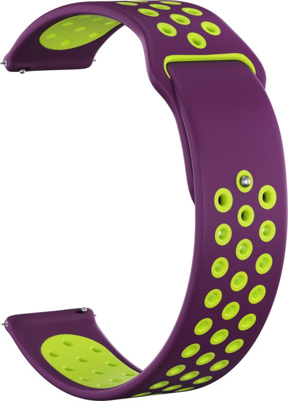 

Ремешок силиконовый Sport Edition 22 для Elari KidPhone 4G (Фиолетово-зеленый)