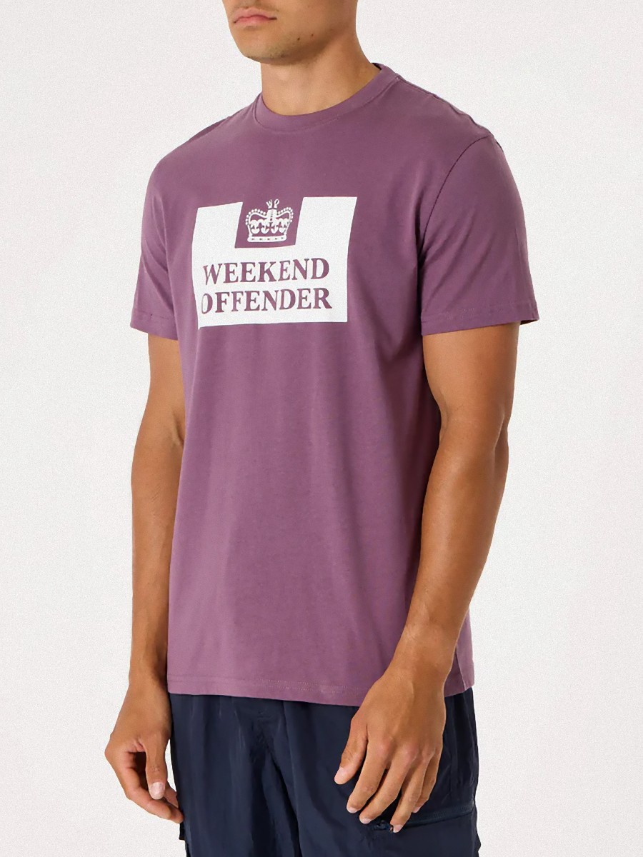 

Футболка мужская Weekend Offender TSAW2204-DGRP фиолетовая XL, TSAW2204-DGRP