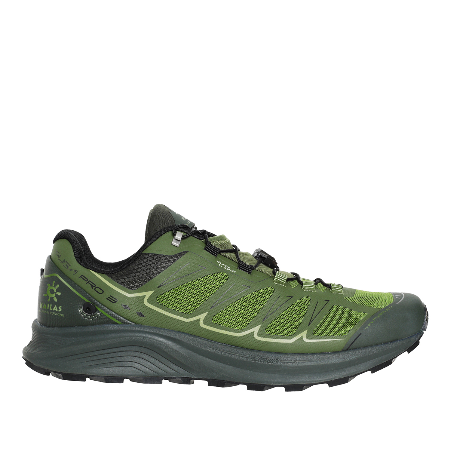 

Кроссовки мужские Kailas Fuga Pro 3 Jf Low-Cut зеленые 42 EU, Fuga Pro 3 Jf Low-Cut
