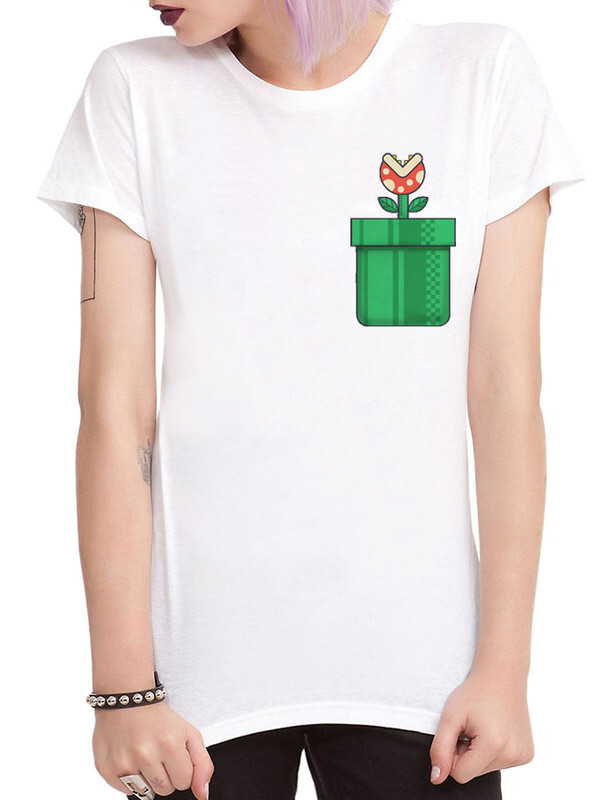 фото Футболка женская design heroes огненная цветок в кармашке белая xs