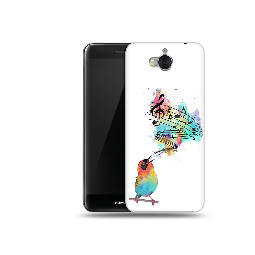 

Чехол MyPads Tocco для Huawei Y5 певчая птичка (PT91582.58.536), Прозрачный, Tocco