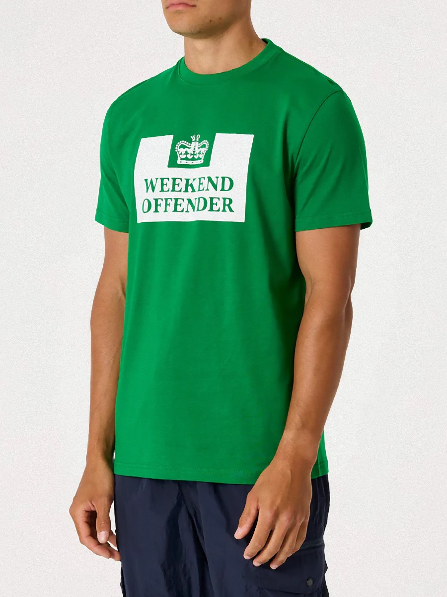 

Футболка мужская Weekend Offender TSAW2204-VRT зеленая S, TSAW2204-VRT