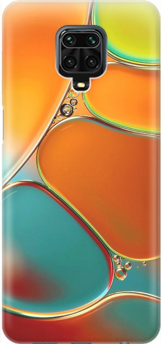 

Чехол на Xiaomi Redmi Note 9s "Разноцветные пузырьки", Голубой;оранжевый, 1624