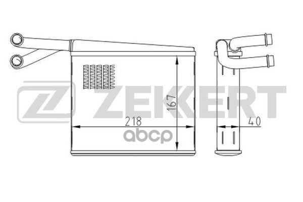 

Радиатор Отоп. Mb Sprinter (901-904 909) 95- Zekkert арт. mk-5115