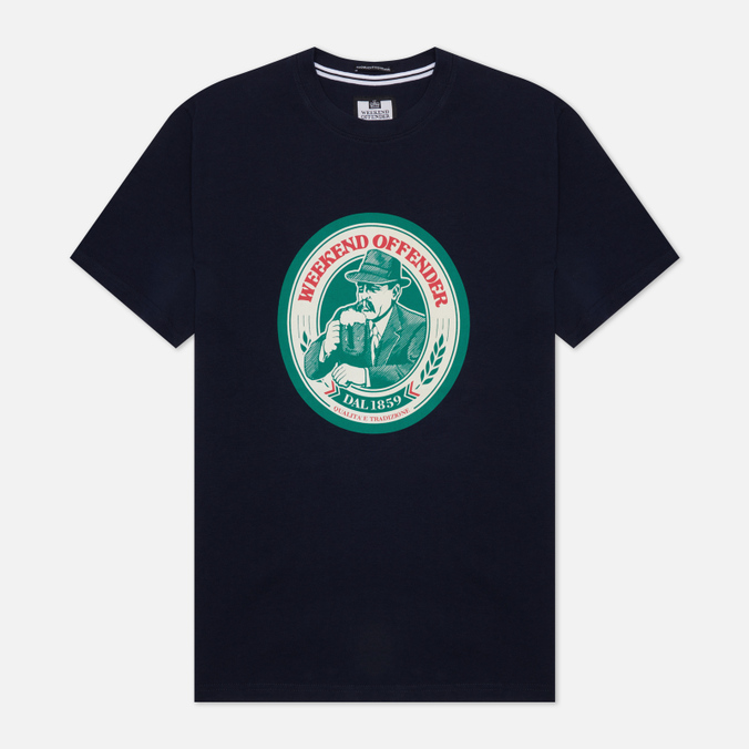 

Футболка мужская Weekend Offender PTAW2204-NV синяя M, PTAW2204-NV
