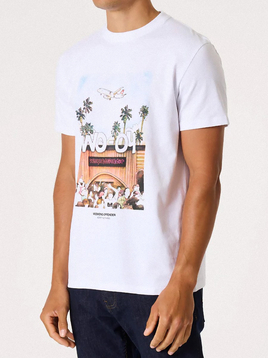

Футболка мужская Weekend Offender PTAW2209-WHT белая S, PTAW2209-WHT
