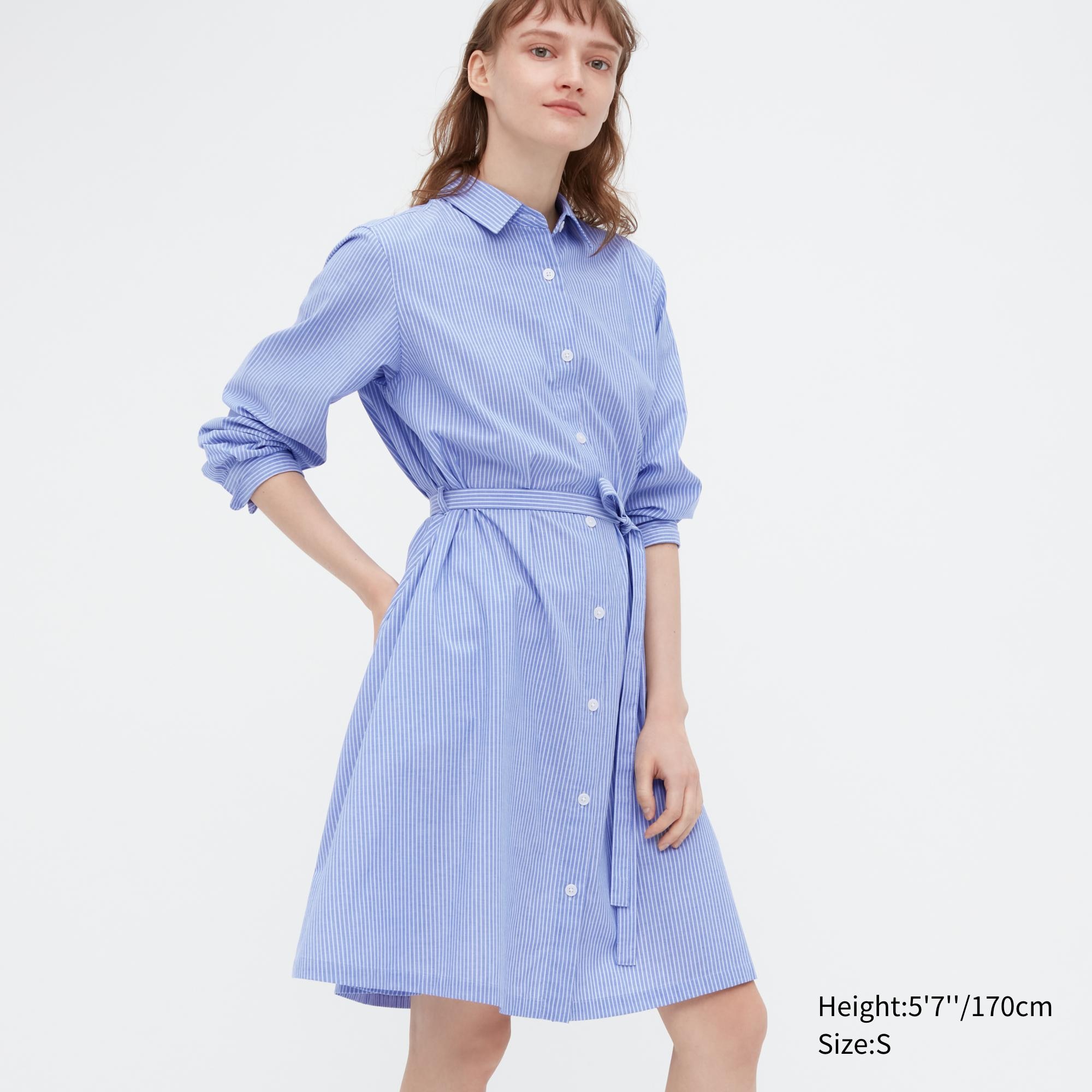 

Платье женское UNIQLO 453210COL62 синее XS (доставка из-за рубежа), 453210COL62