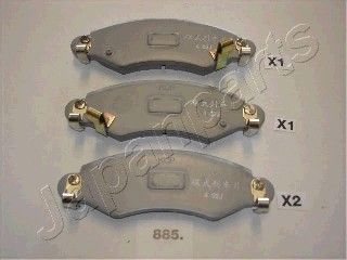 

Тормозные колодки Japanparts дисковые PA885AF