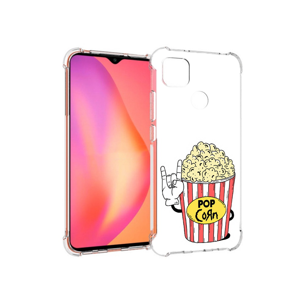 

Чехол MyPads Tocco для Xiaomi Redmi 9C крутой попкорн (PT152115.265.427), Прозрачный, Tocco