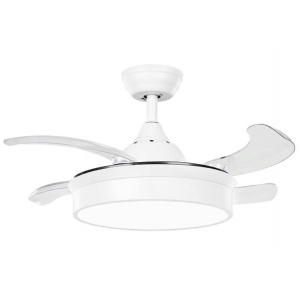 фото Потолочный светильник с вентилятором xiaomi yeelight fan light chandelier white (ylfd02yl)