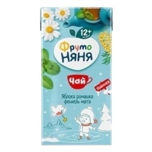 Чай детский ФрутоНяня яблоко-ромашка-фенхель-мята с 12 месяцев 200 мл 50₽