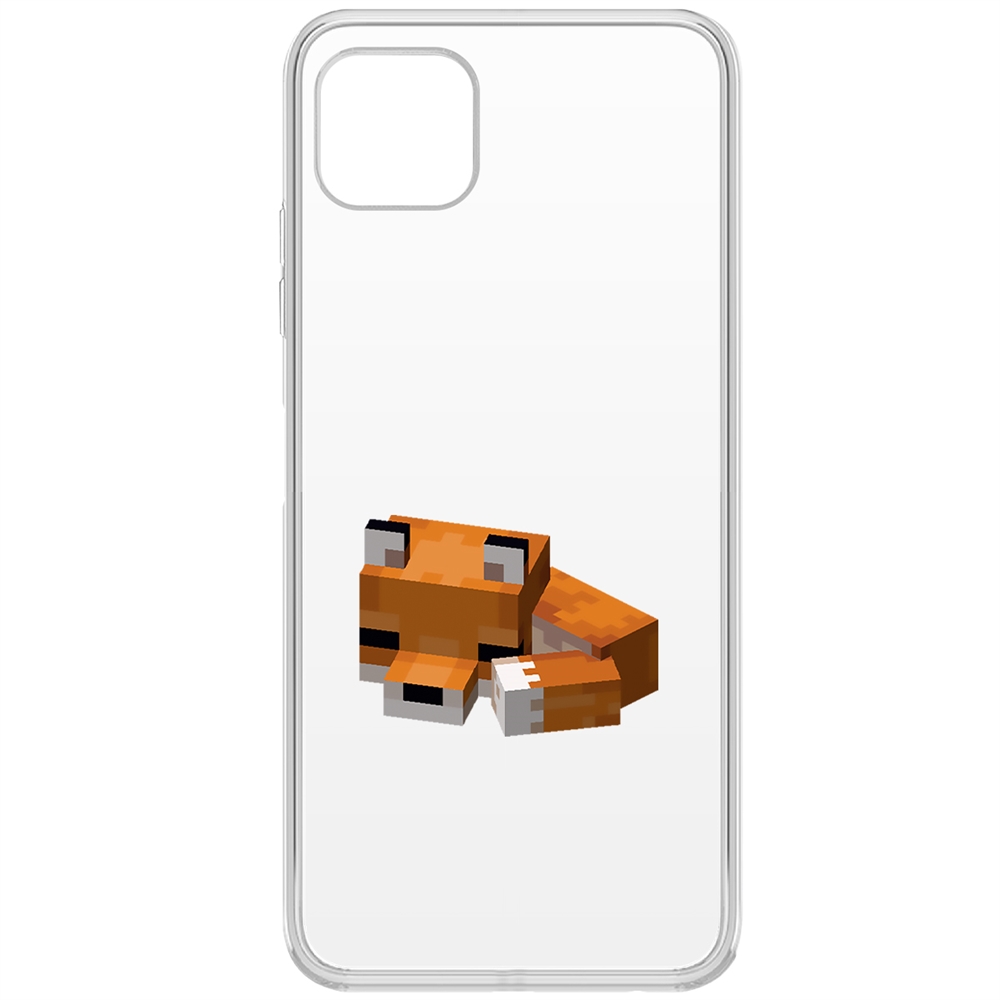 Чехол-накладка Minecraft-Спящий Лисенок для Samsung Galaxy A22s (A226)