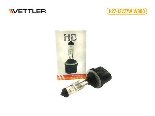 VETTLER Лампа галоген.H27 12 V 27 W 880 (цоколь прямой) QUARZ HD VETTLER