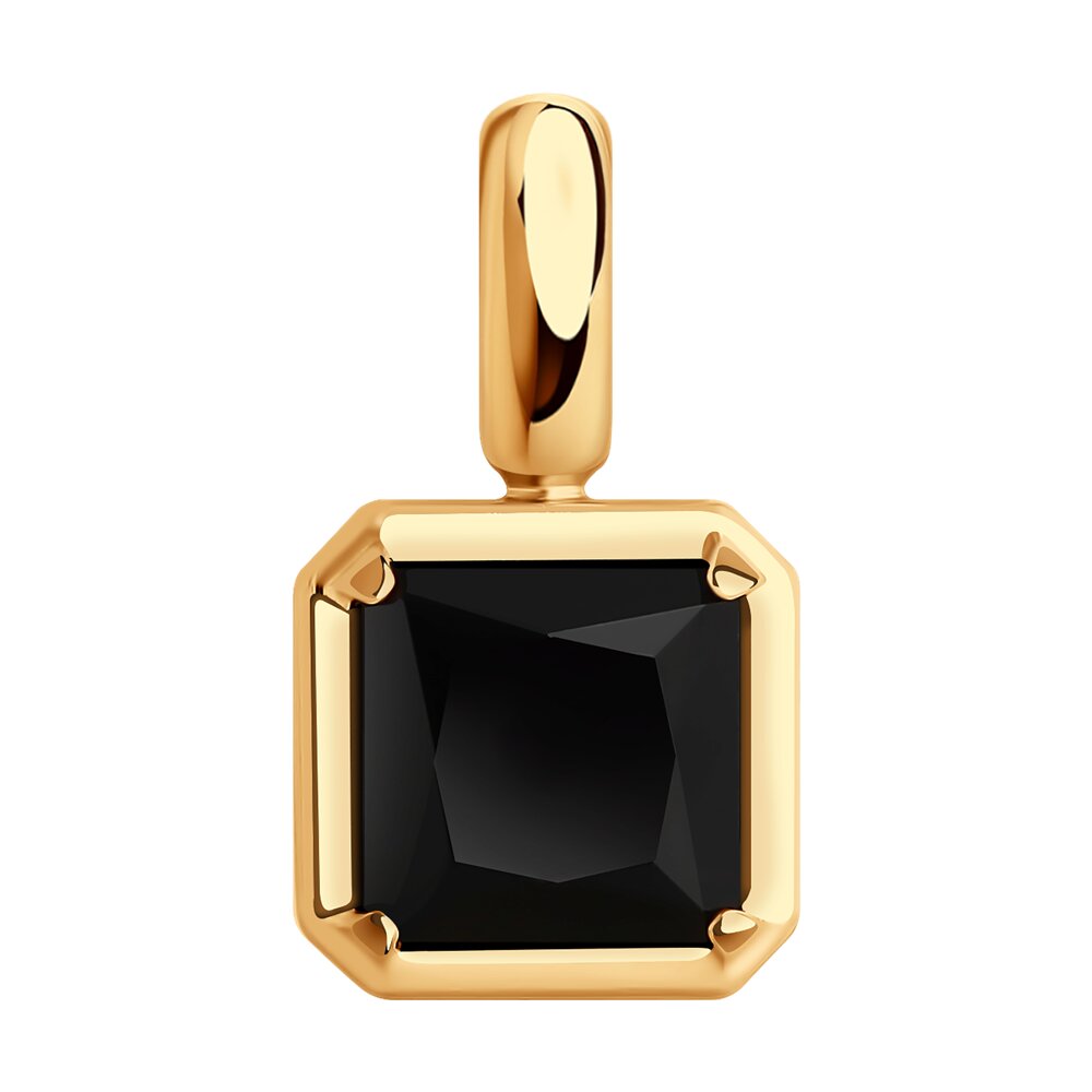 

Подвеска из серебра Diamant 93-330-01915-2, оникс, 93-330-01915-2