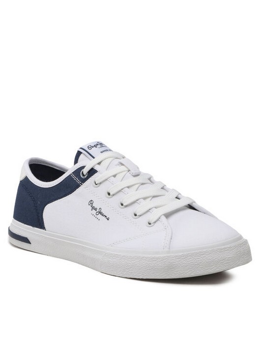 

Кеды мужские Pepe Jeans Kenton Road M PMS30910 белые 42 EU (доставка из-за рубежа), Белый, Kenton Road M PMS30910