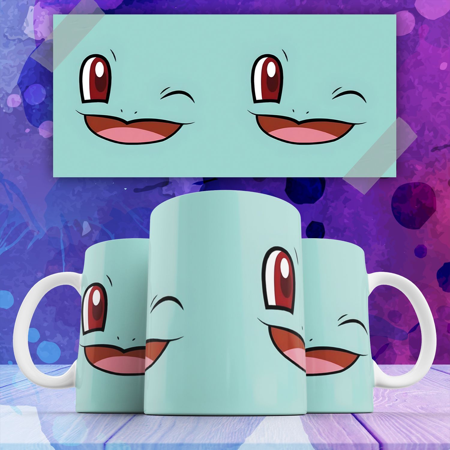 

Кружка Покемон Pokemon Сквиртл, 330мл, Кружка аниме Покемон Pokemon Сквиртл 330 мл